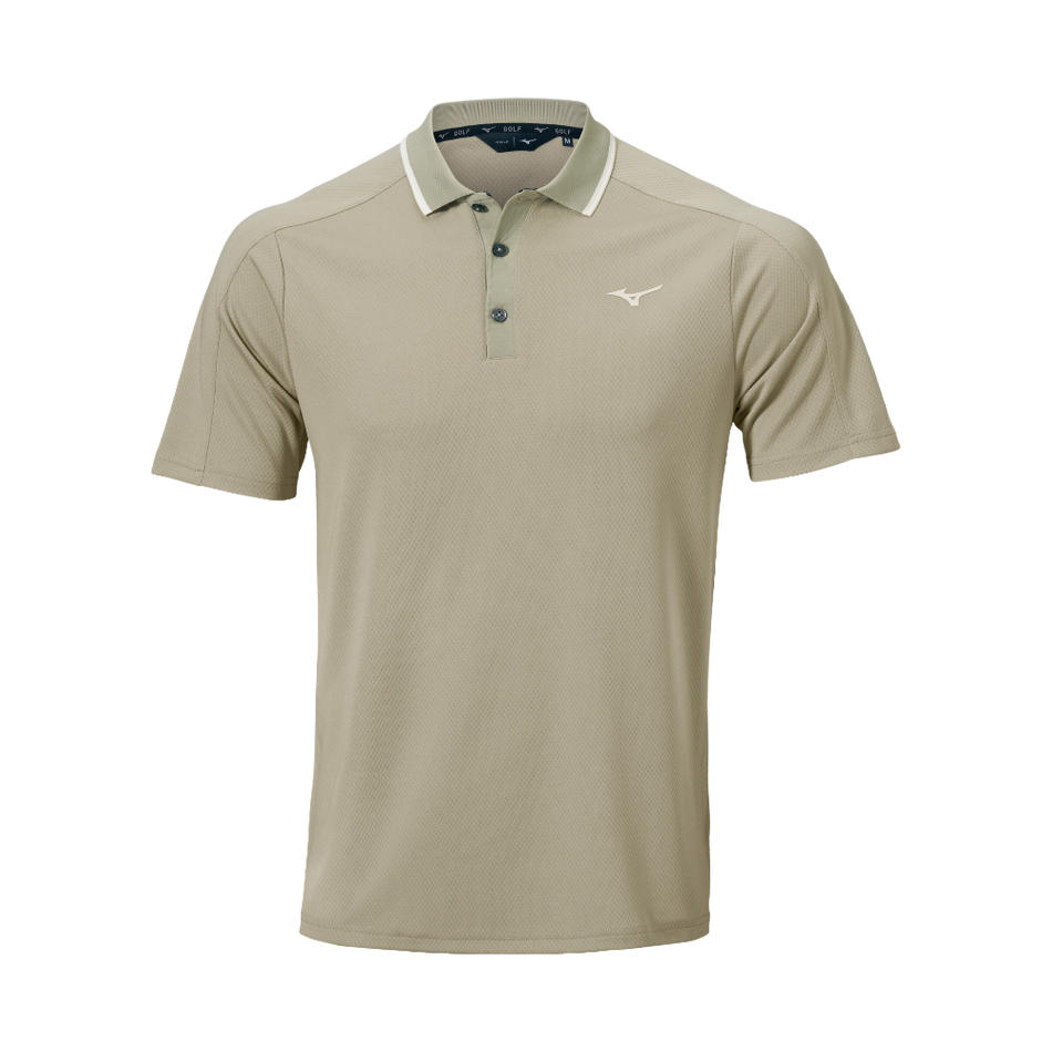 Mizuno Showdown Knitted Short Sleeve Polo Elm